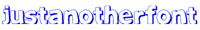 JustAnotherFont+(mrn)