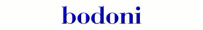 bodoni